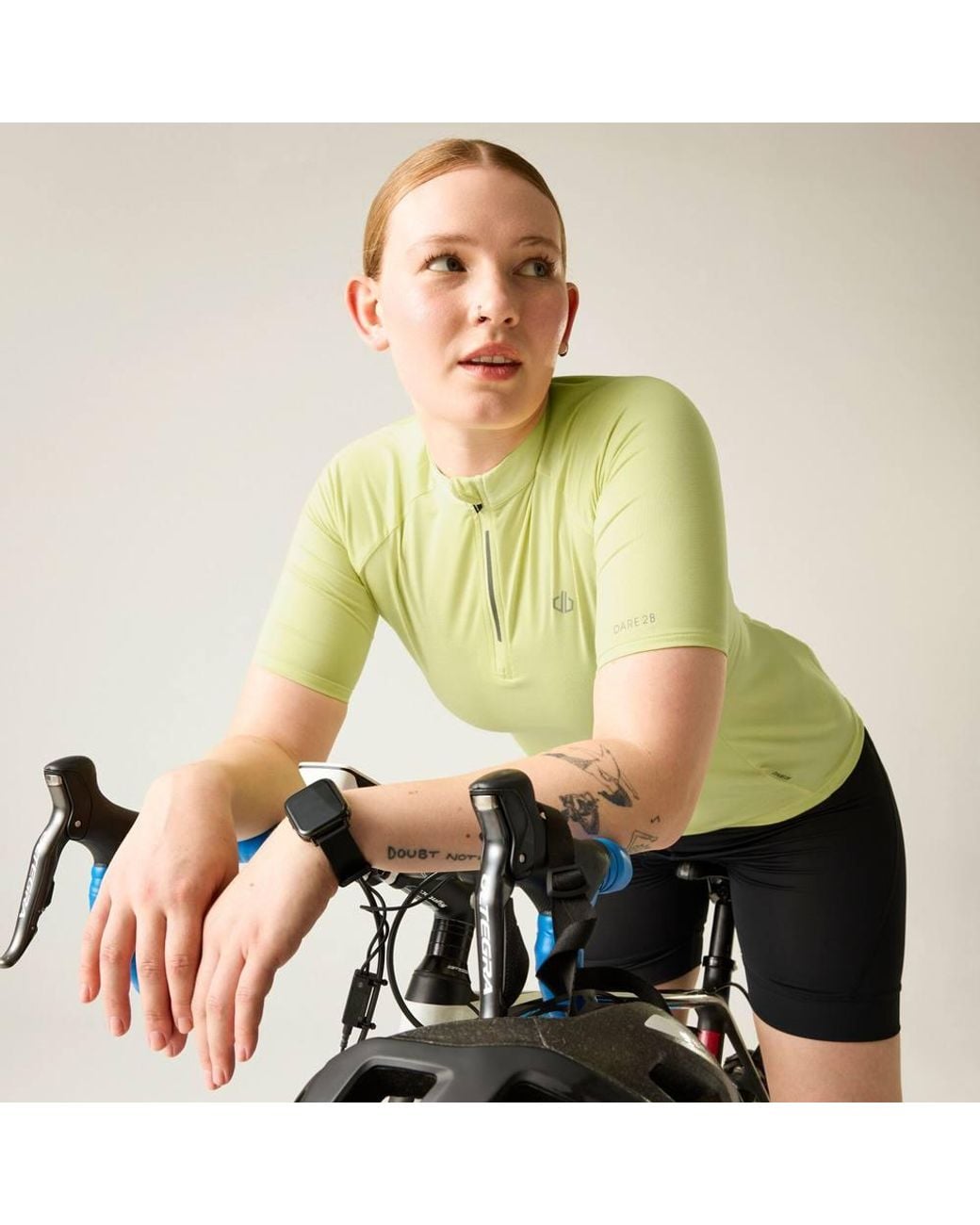 Dare 2b Green Pedal Through It Cycling Jersey