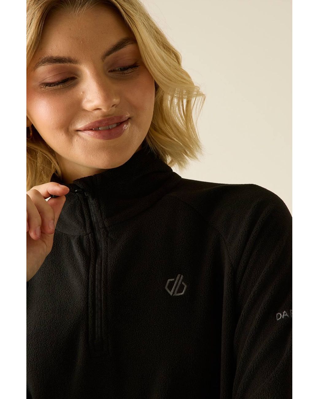 Dare 2b Black Freeform Ii Lightweight Half Zip Fleece