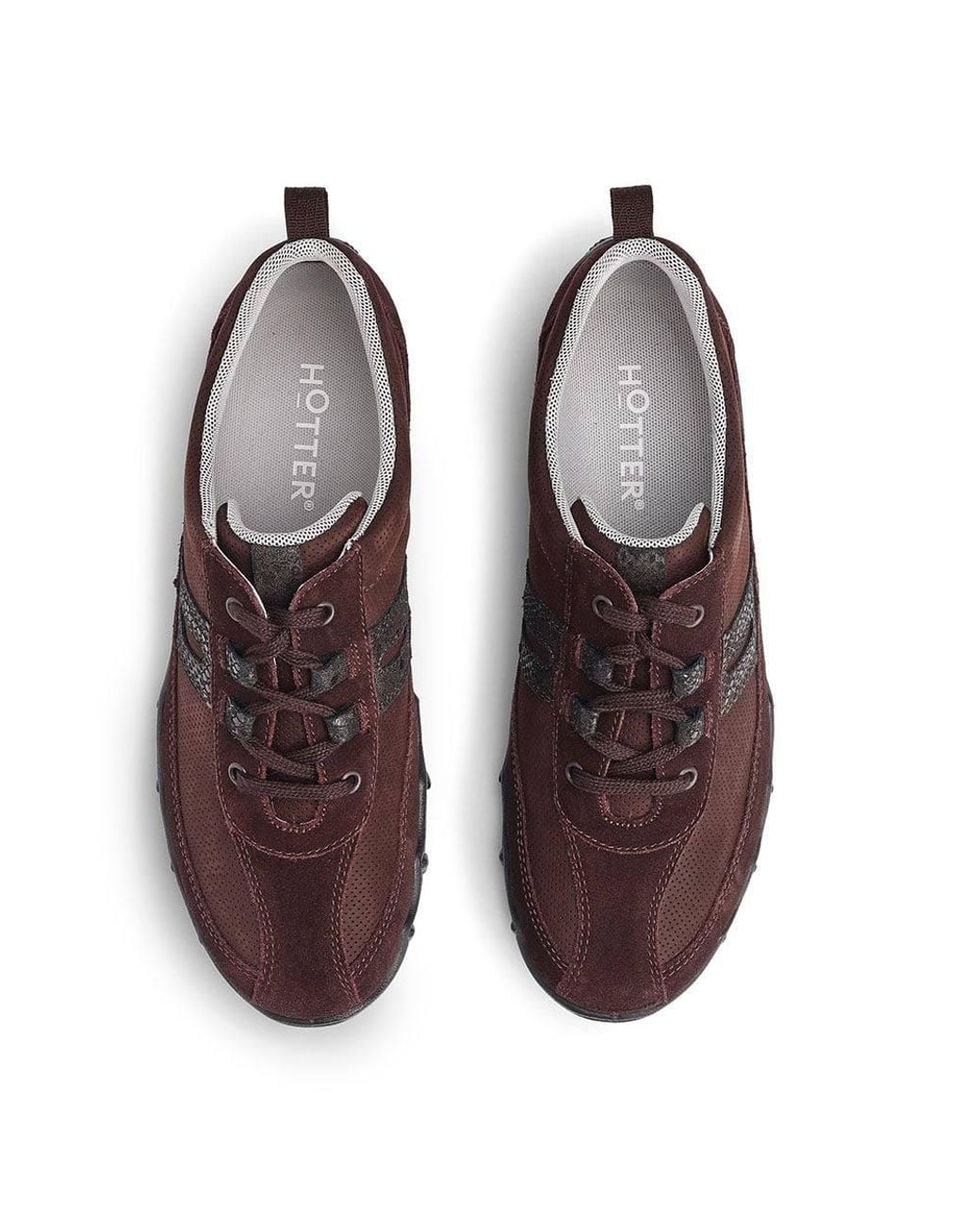 Hotter Brown Wide Fit 'Leanne Ii' Active Shoes