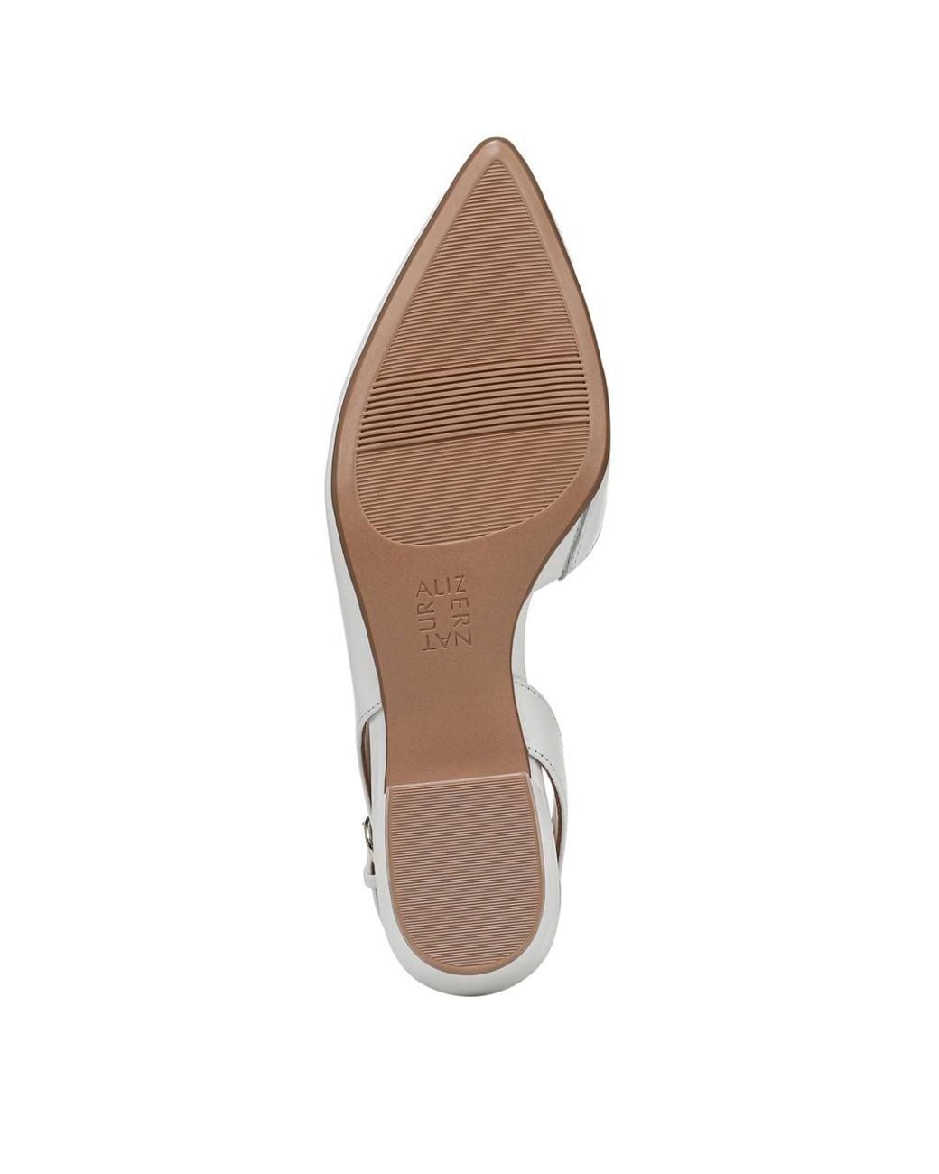 Naturalizer White Banks Slingbacks