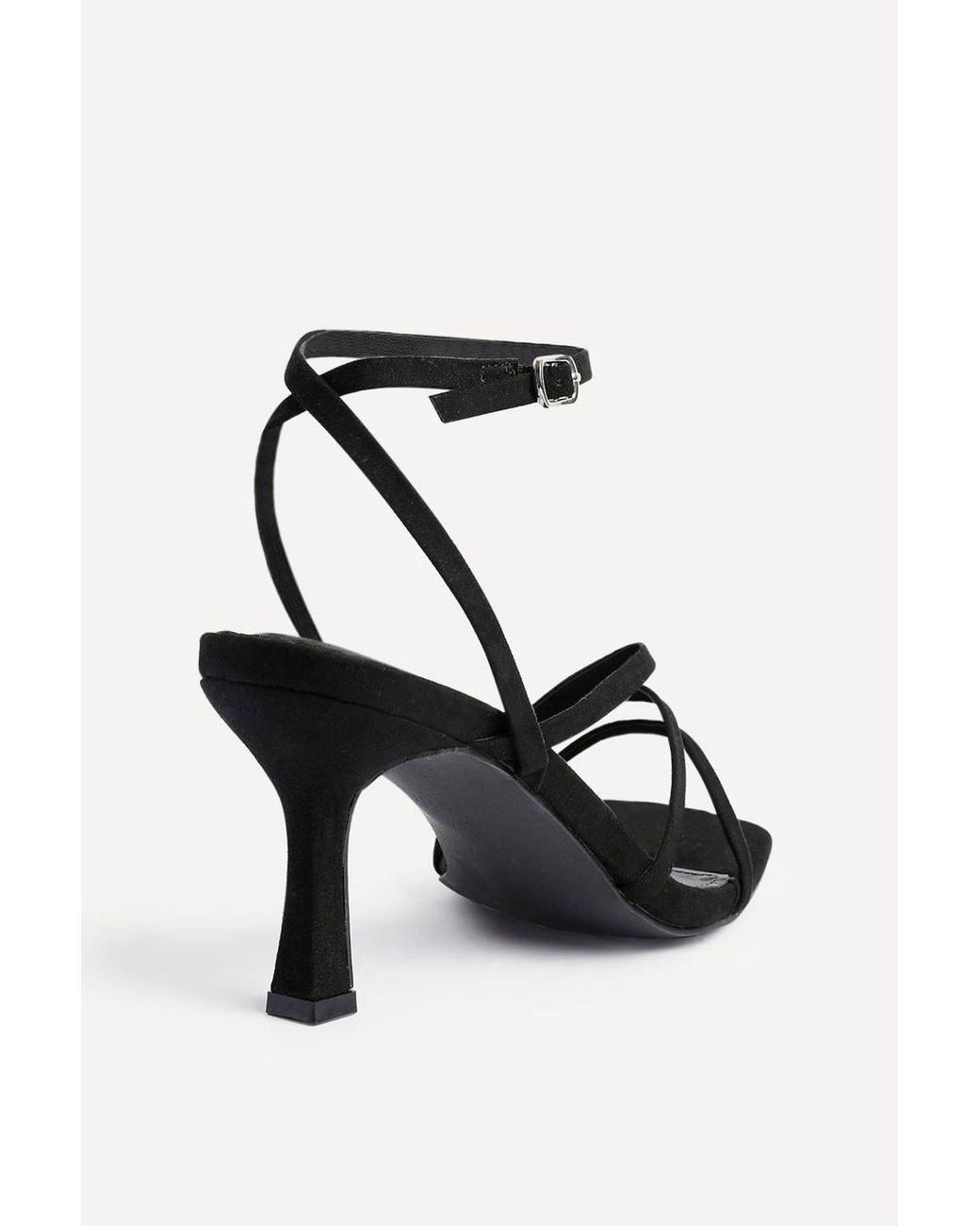 Linzi White Reflect Wide Fit Strappy Heels