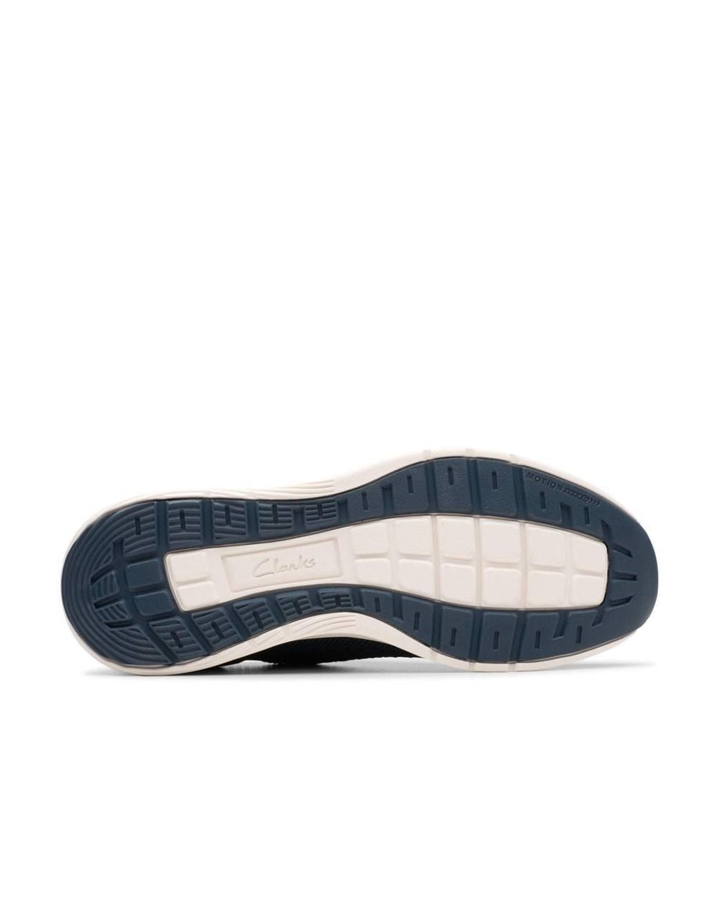 Clarks Blue Motion Trek Lo Knit Trainers, Walking for men