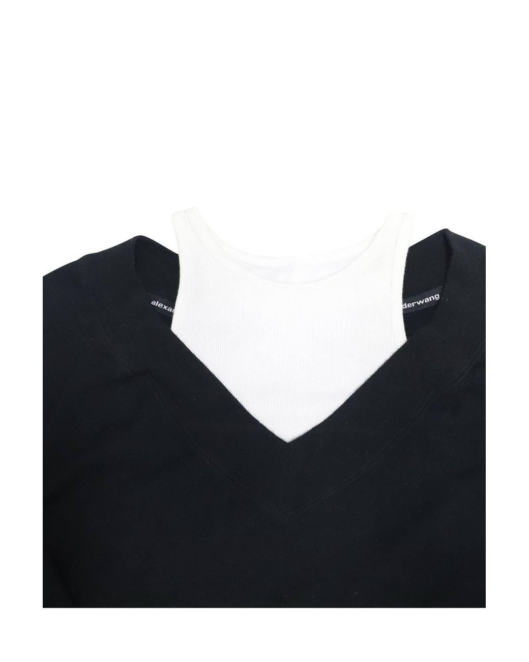 Alexander Wang Blue Preloved Layered Sweater Dress