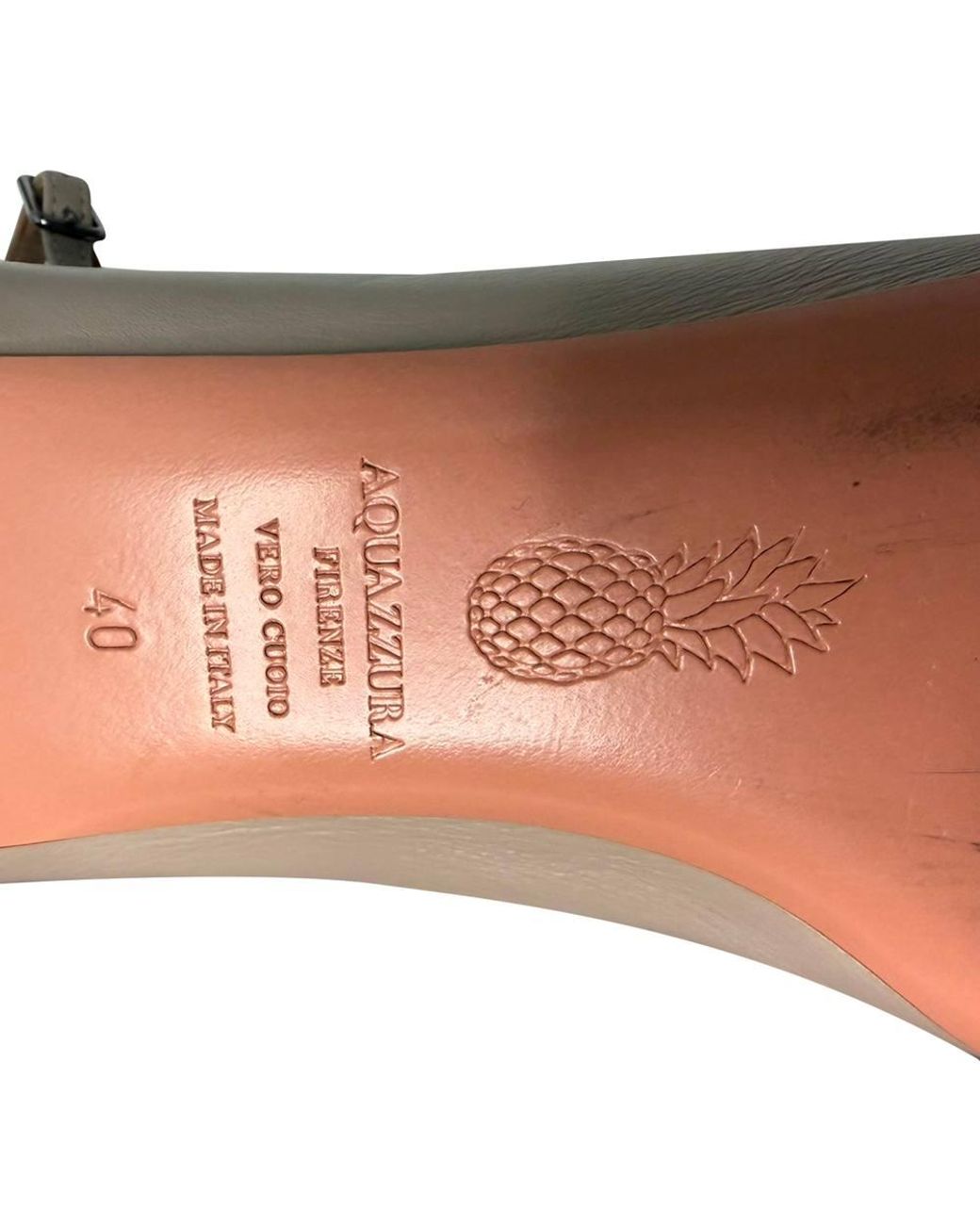 Aquazzura Brown Preloved Pointed Toe Ballet Flats
