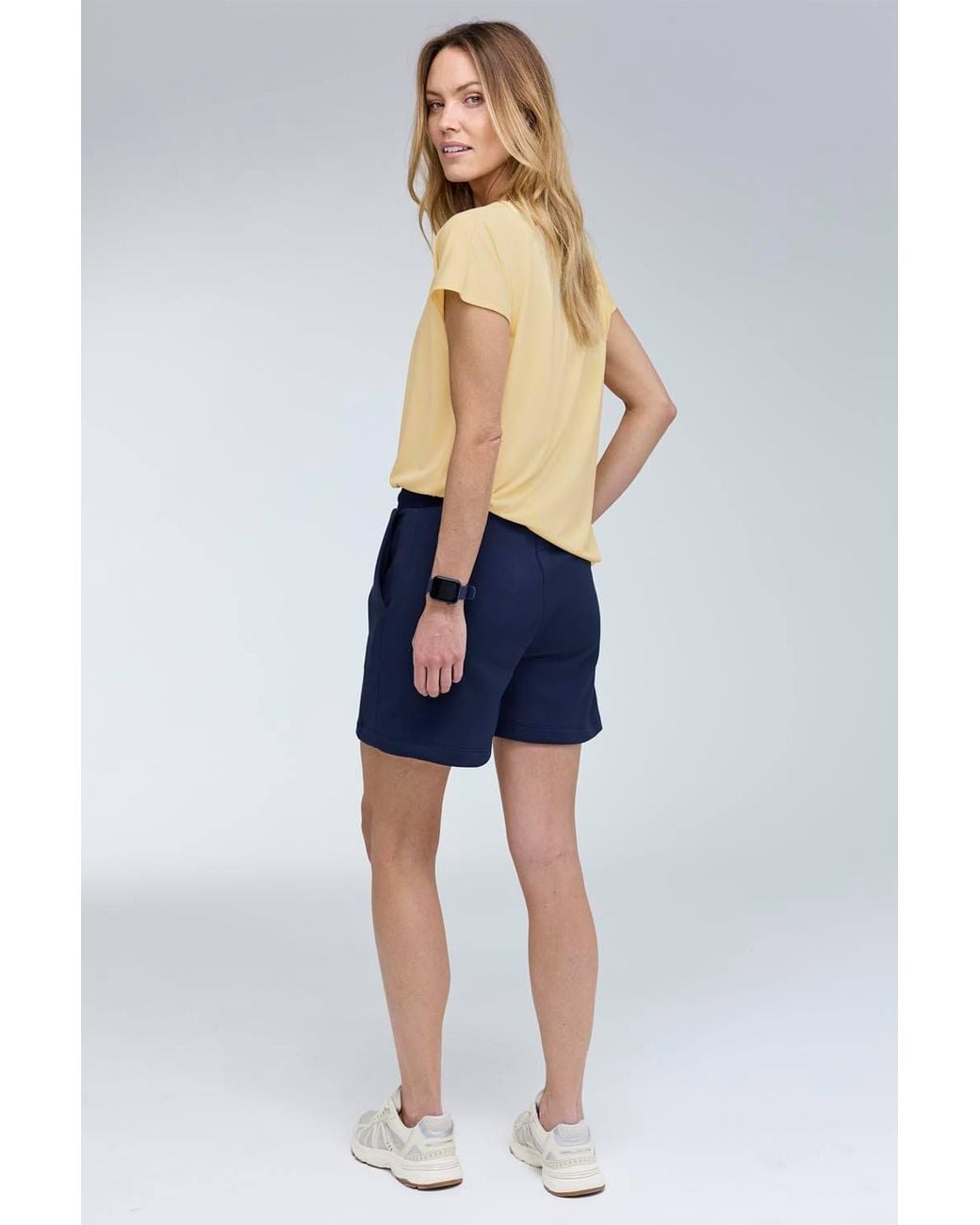 Cotton Traders Blue Pull On Shorts