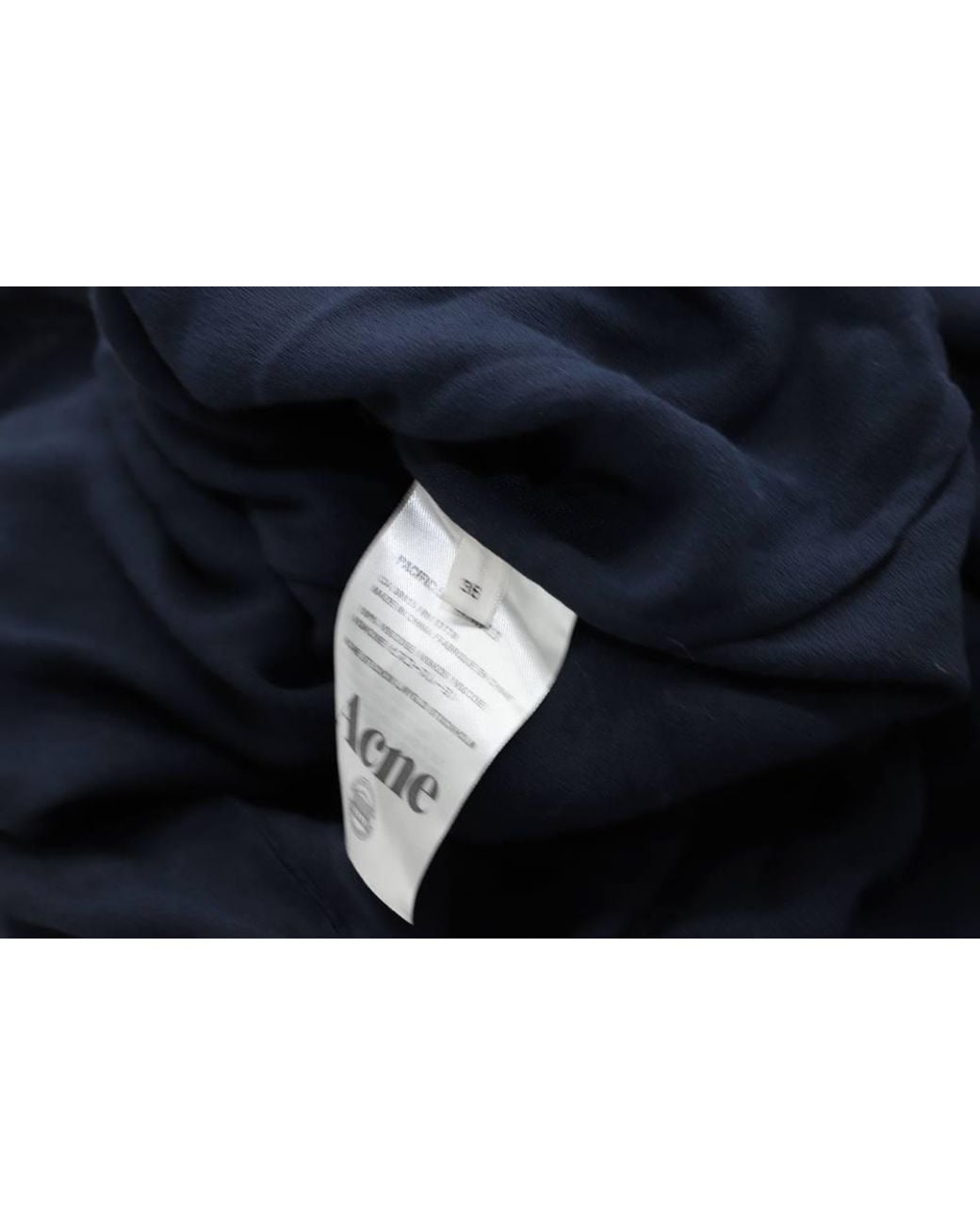Acne Blue Preloved Keyhole Neckline Dress