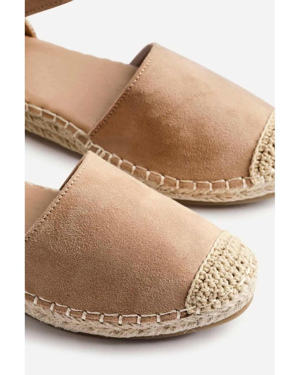 Linzi Natural Neroli Closed Toe Espadrille Sandals