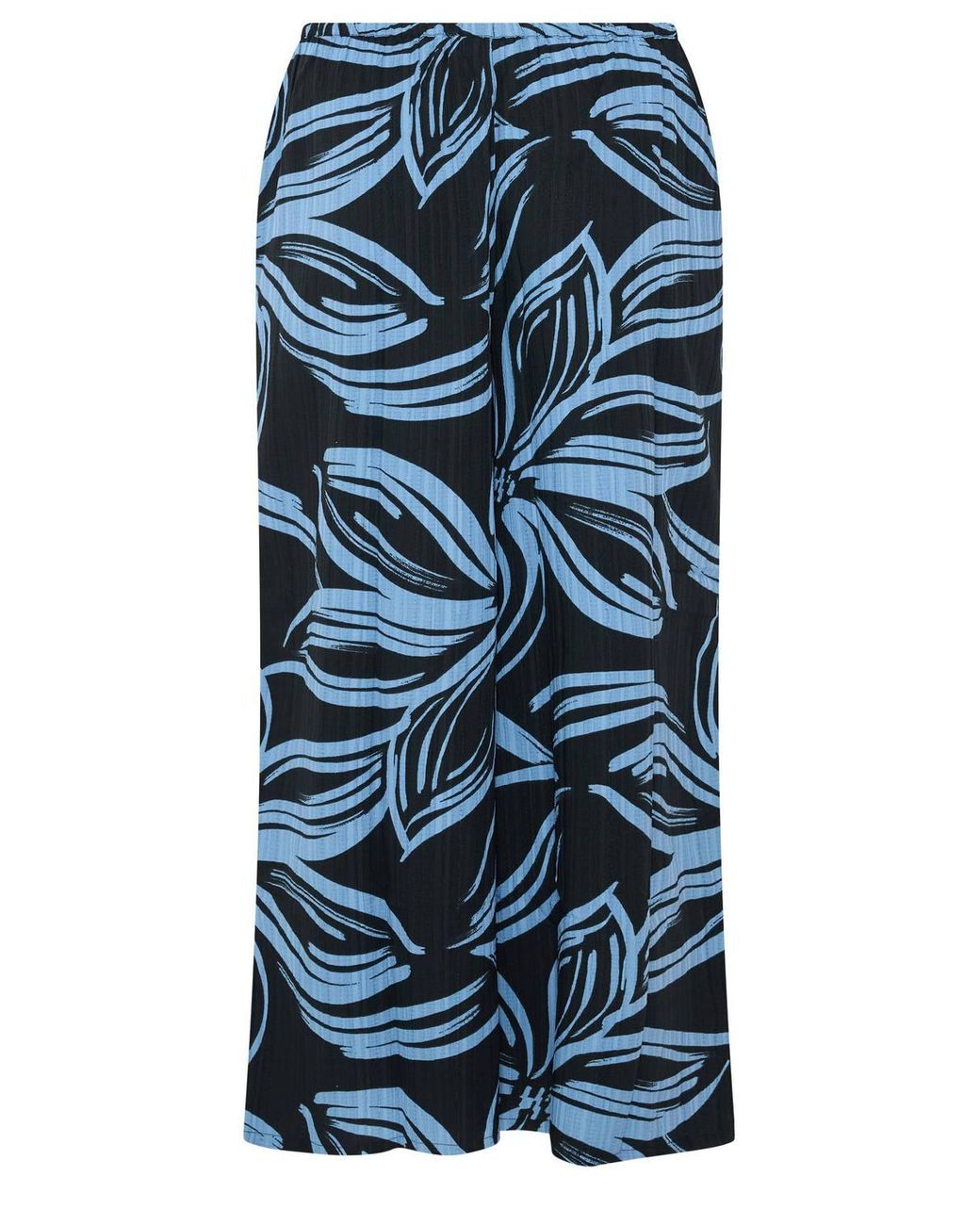 Yours Blue Wide Leg Trousers