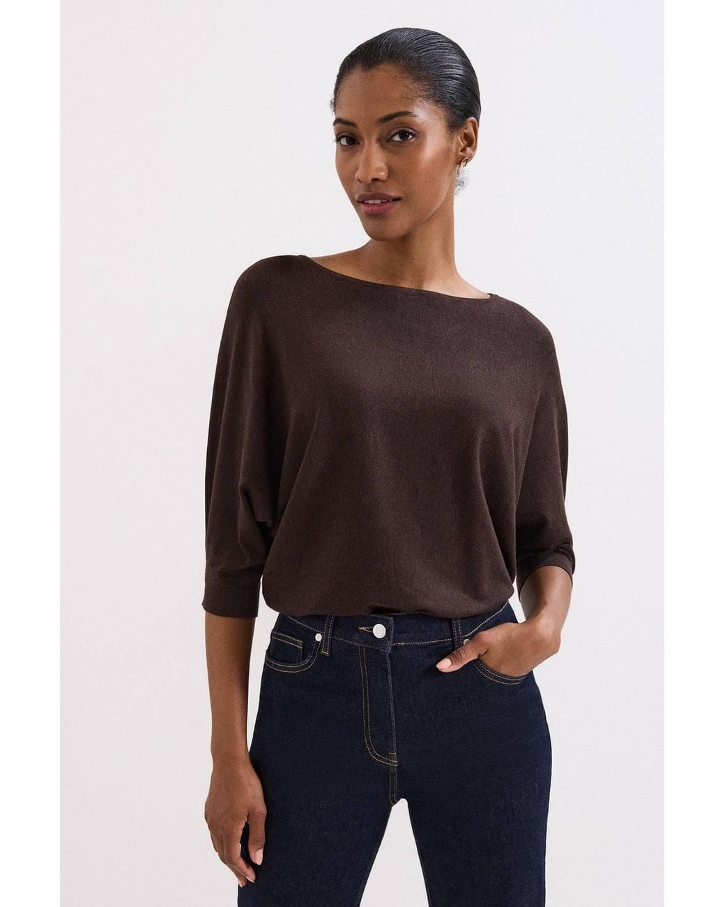 Phase Eight Black Cristine Knit Jumper