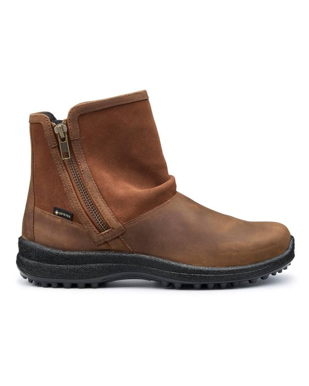 Hotter Brown Wide Fit 'Terrain' Gtx Boots