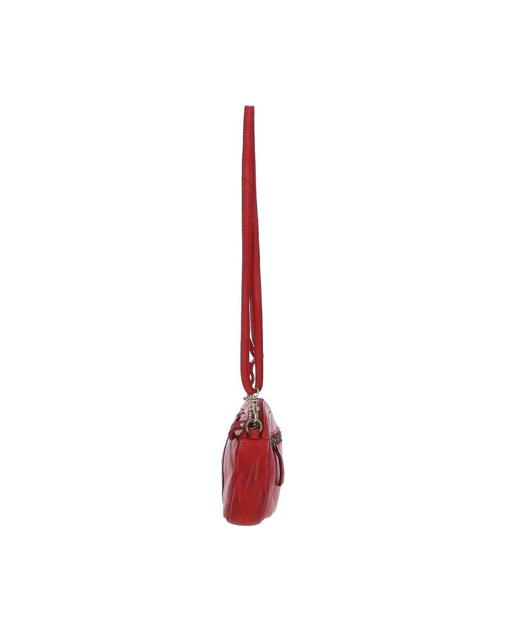 Ashwood Leather Red Real Leather Vintage Cross Body Bag