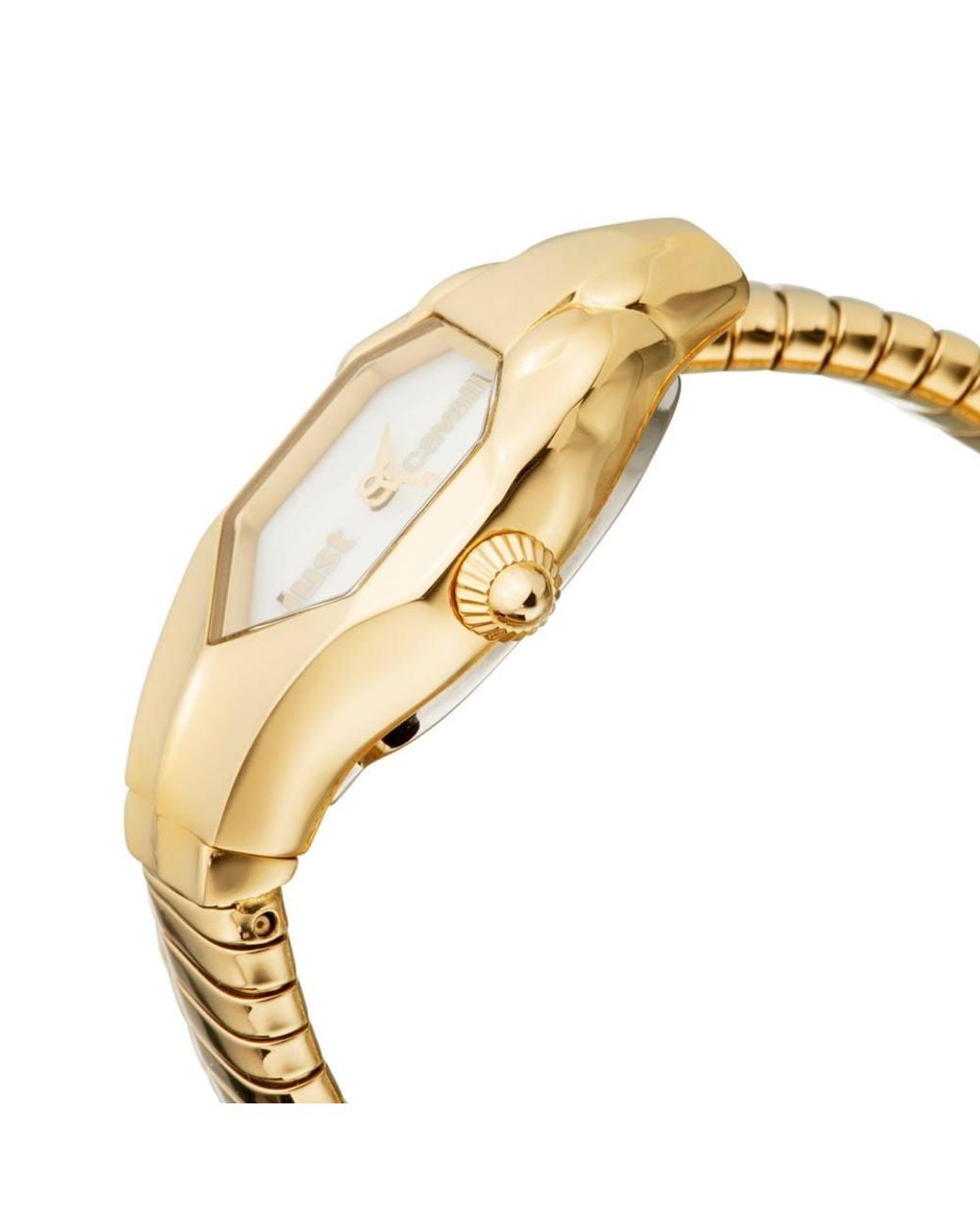 Just Cavalli Yellow Jc1L001M0025 Signature Snake 22Mm Quartz Watch