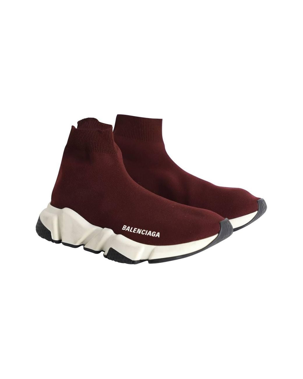 Balenciaga Brown Preloved Speed Sneakers