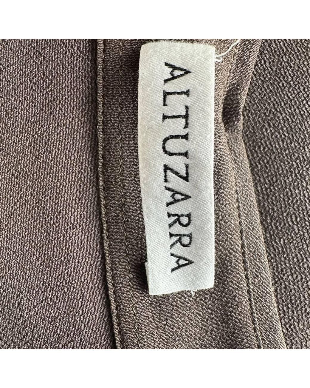Altuzarra Green Preloved Asymmetric Button-Down Blouse