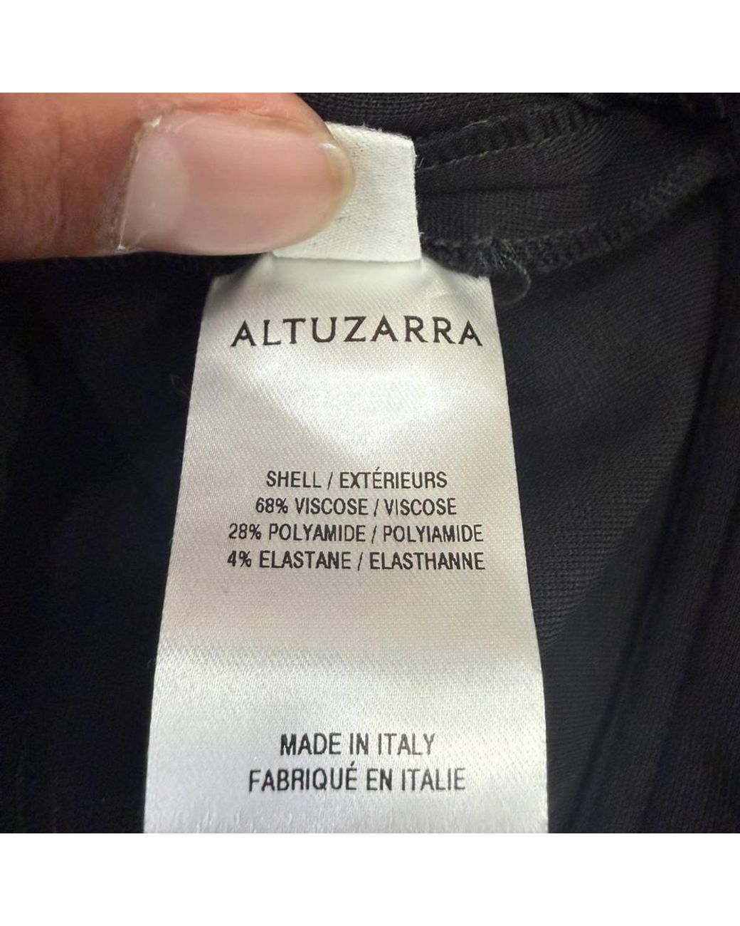 Altuzarra Black Preloved Straight Leg Pants