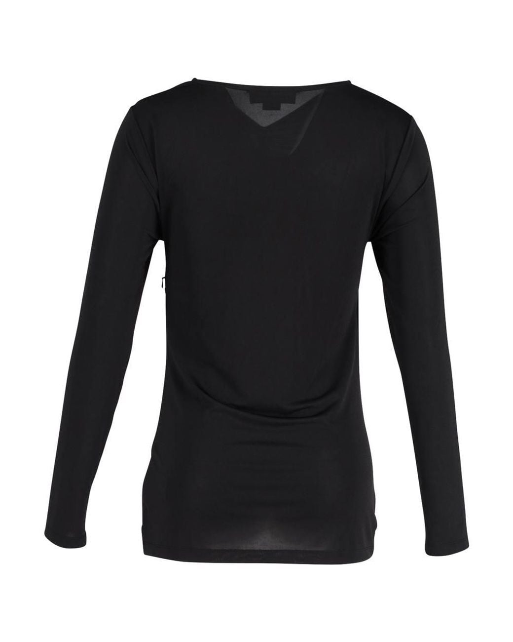 Victoria Beckham Black Preloved Cutout Ruched Stretch Top