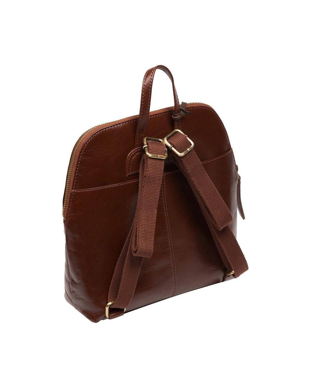Conkca Blue 'Hollis' Leather Backpack