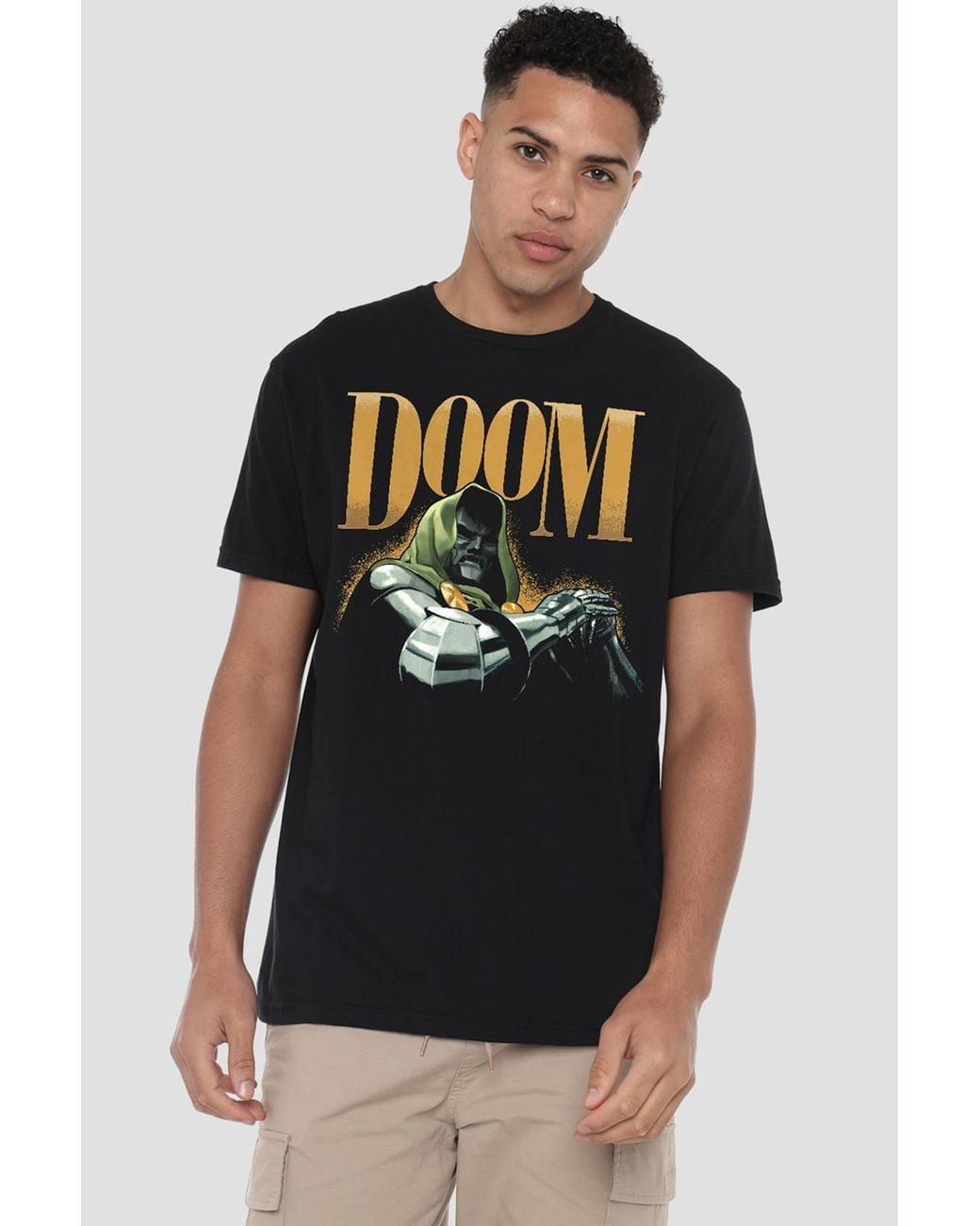 Marvel Black Doom Iconic Villain T-Shirt