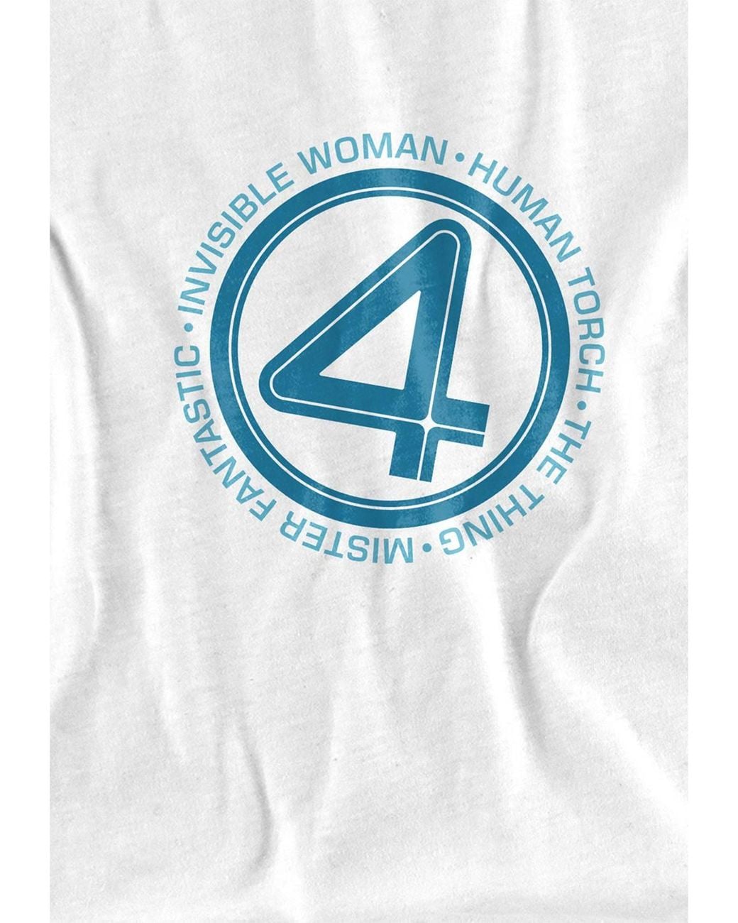 Marvel Blue Fantastic Four Superhero Team T-Shirt