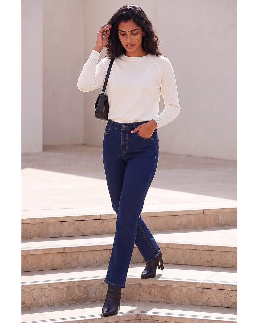 Roman Blue Slim Leg Stretch Jeans