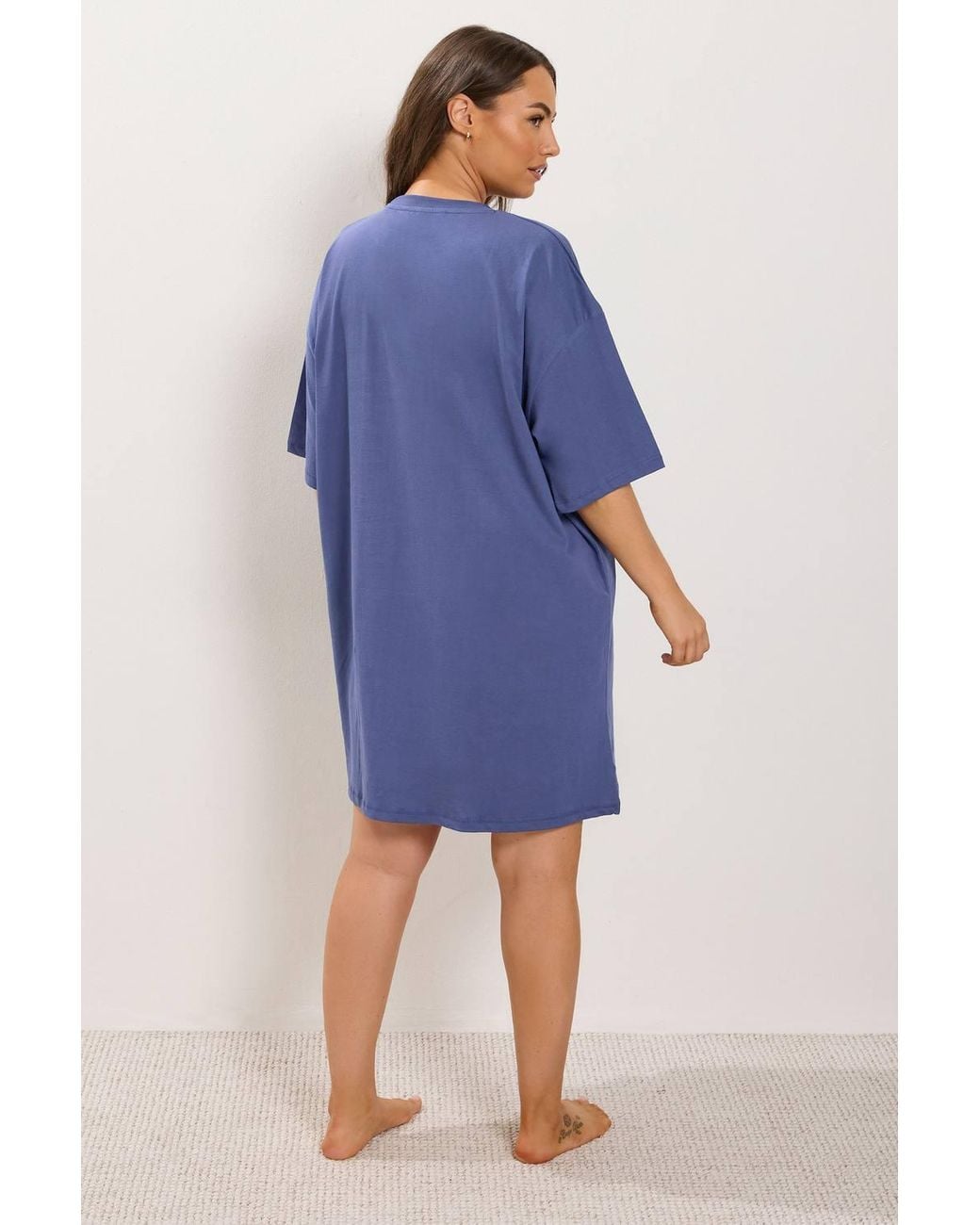 Yours Blue Sleep Tee Nightdress