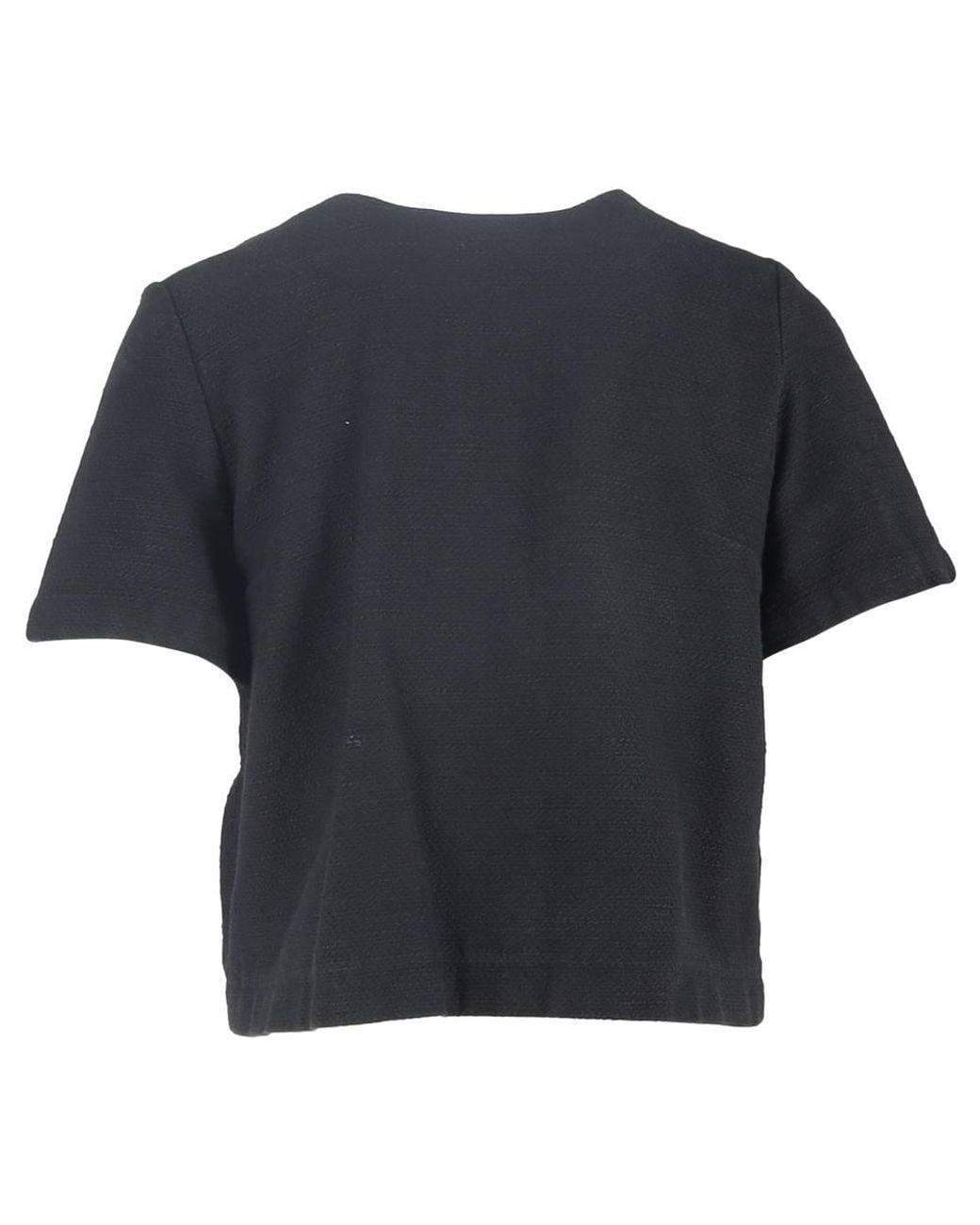 Lisa Marie Fernandez Black Preloved Button Detailed Top