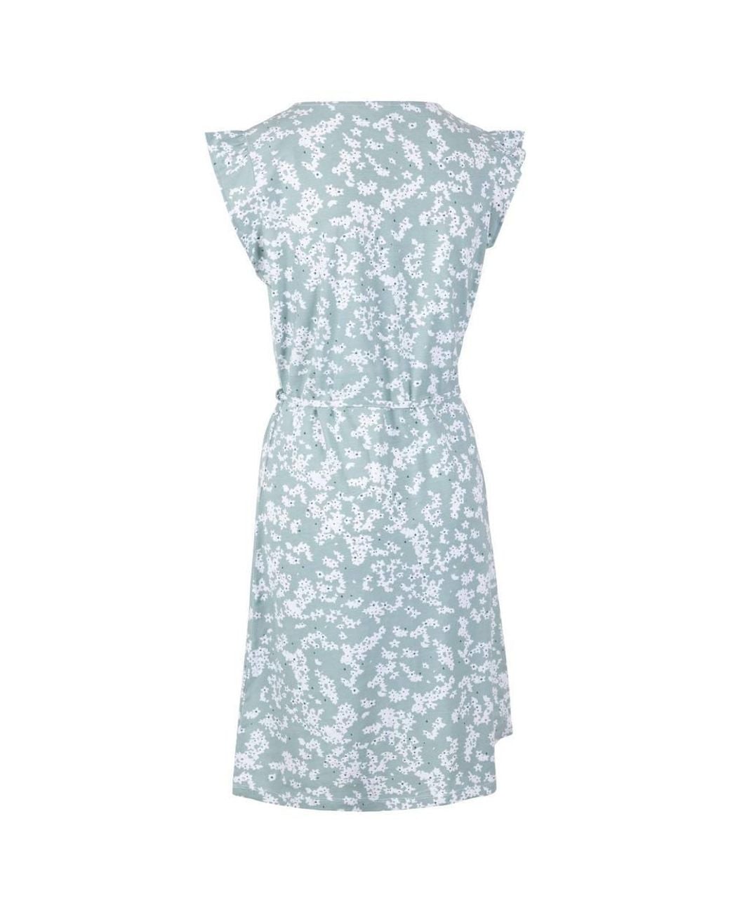 Trespass Blue Holly Ditsy Print Short-Sleeved Dress