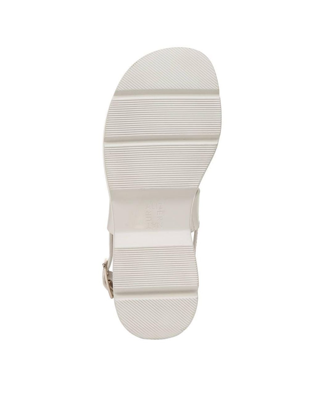 Naturalizer White Darry-Sling Sandals