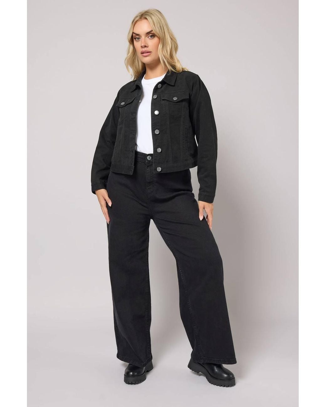 Yours Black Denim Jacket