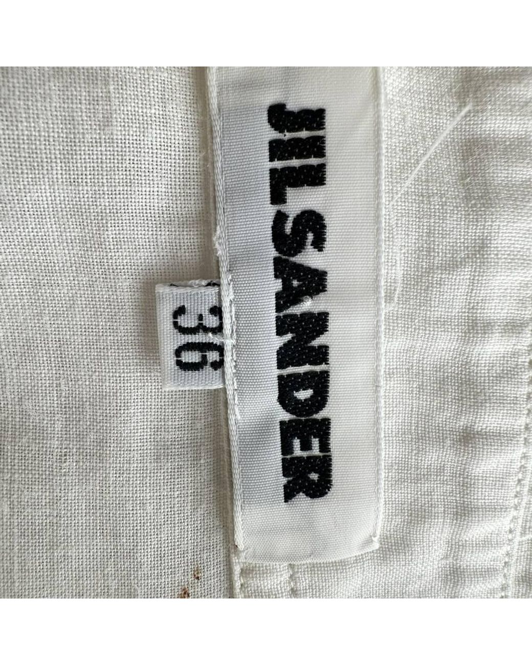 Jil Sander Gray Preloved Button-Down Shirt