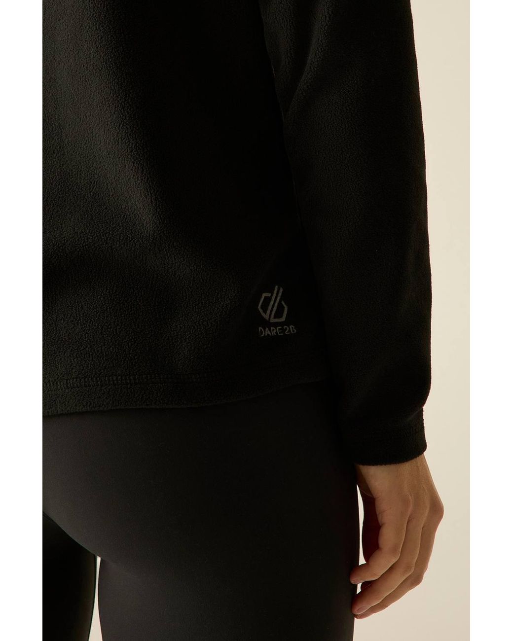 Dare 2b Black Freeform Ii Lightweight Half Zip Fleece
