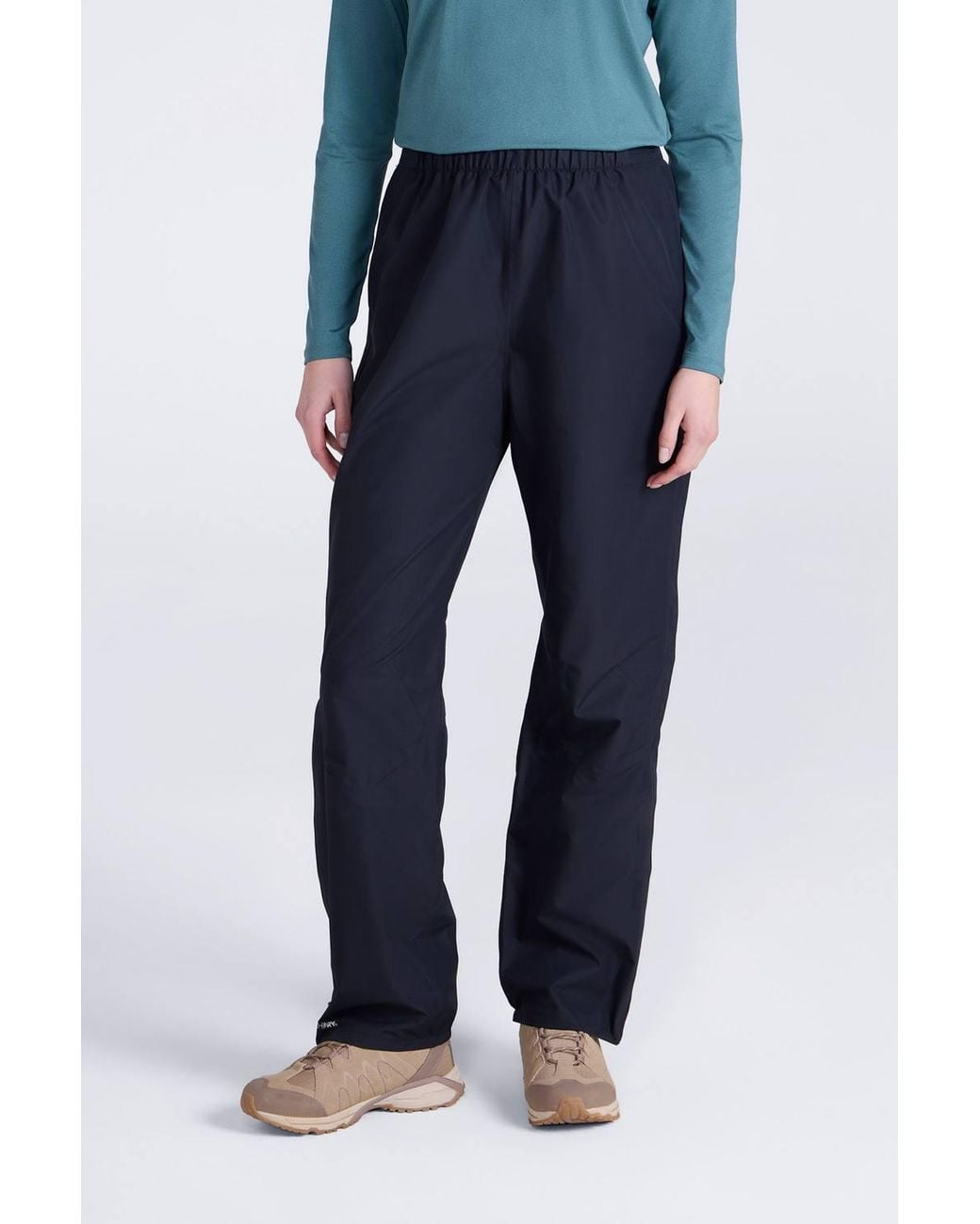 Mountain Warehouse Blue 'Thunderhead' 2.5 Layer Waterproof Breathable Hiking Rain Overtrousers