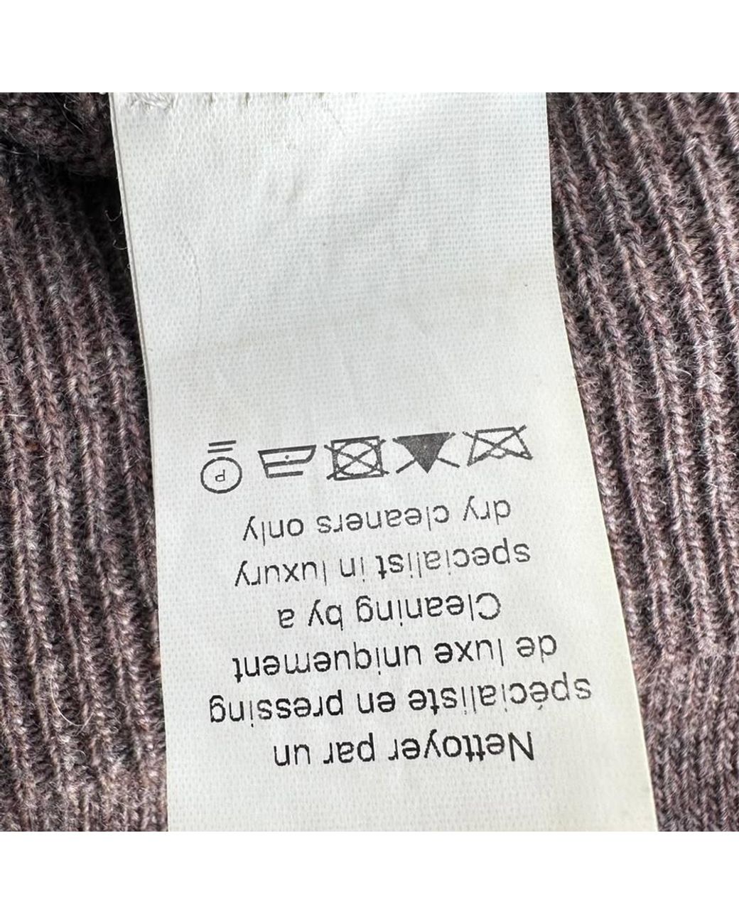 Lanvin Purple Preloved Short-Sleeve Crew Neck Knitted Top