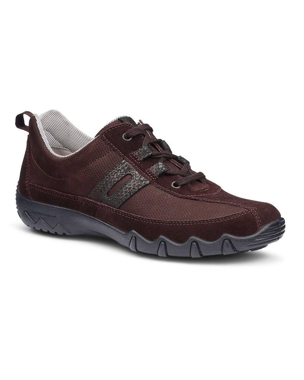 Hotter Brown Wide Fit 'Leanne Ii' Active Shoes