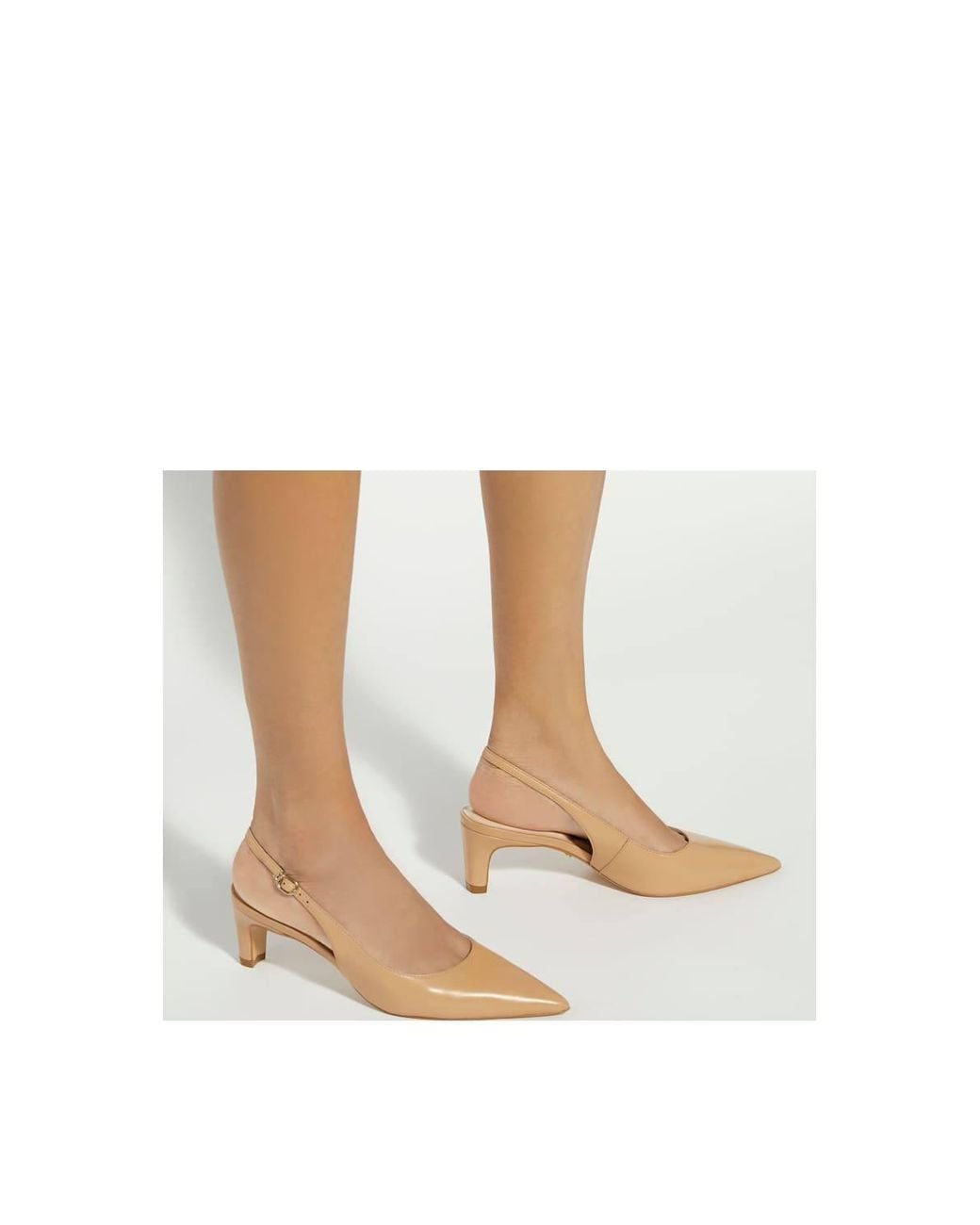 Dune White 'Connection' Leather Strappy Heels