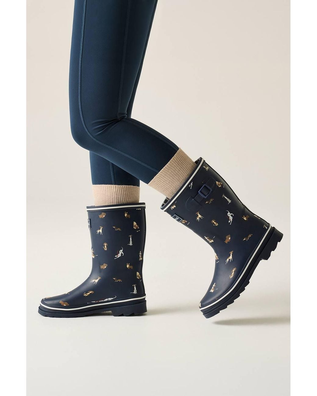 Regatta Blue Amelia Short Waterproof Wellies