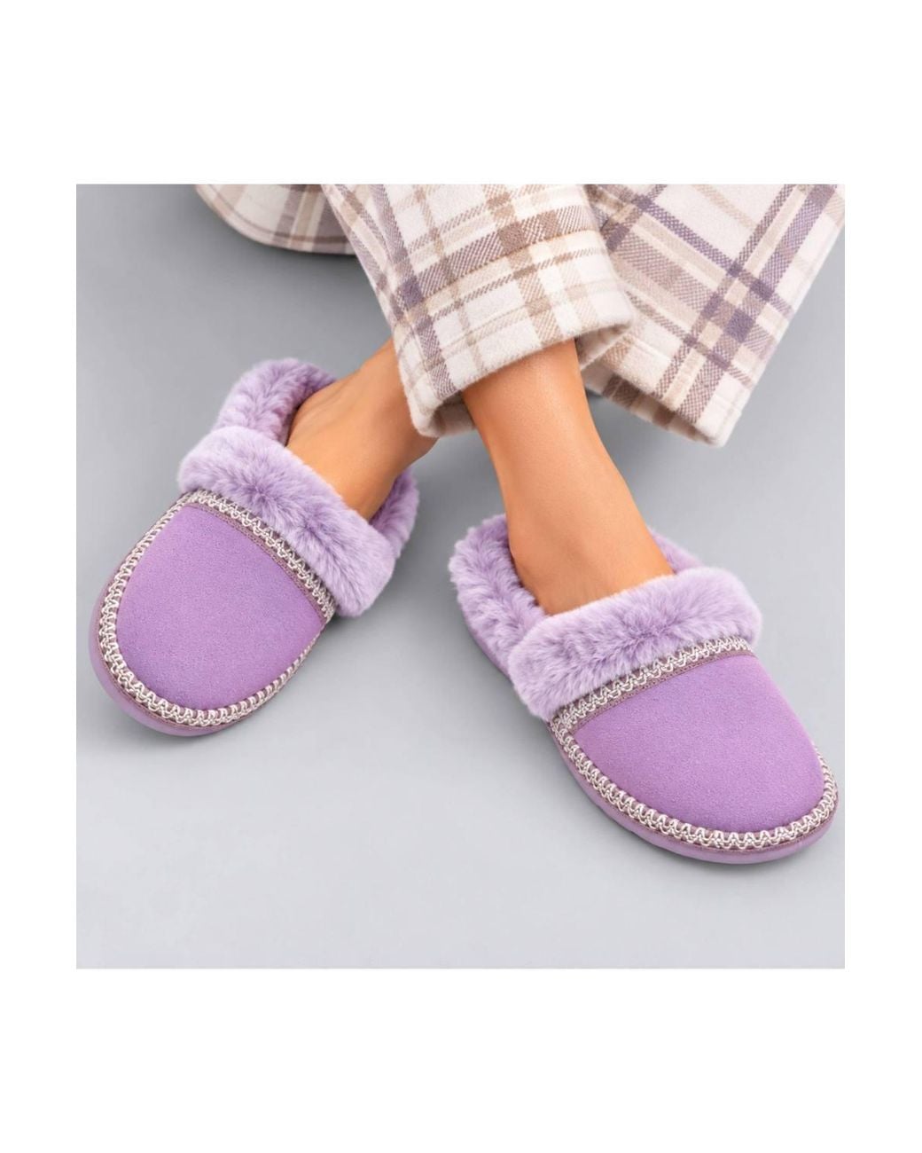 AJVANI Pink Flat Heel Slippers