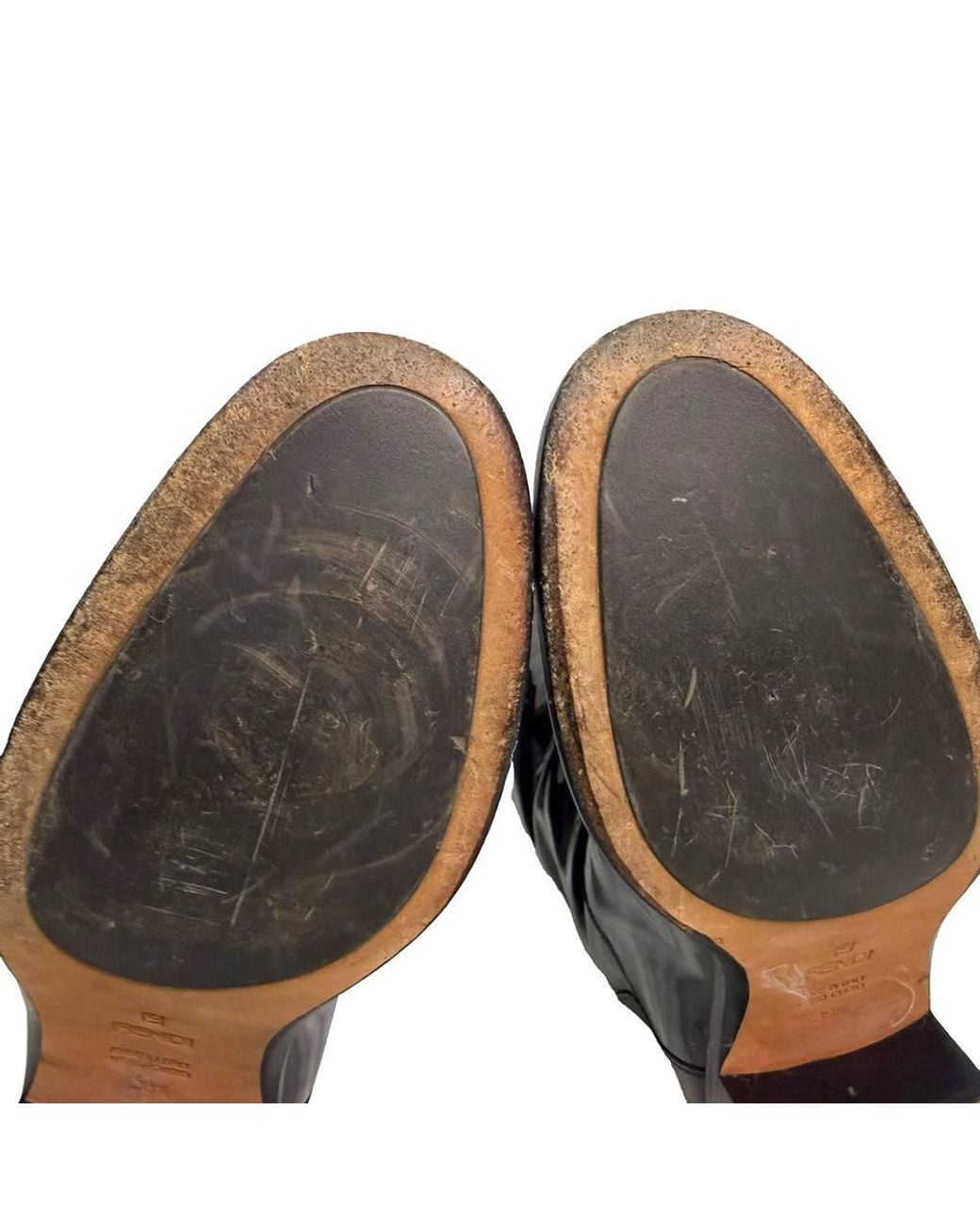 Fendi Black Preloved Riding Boots
