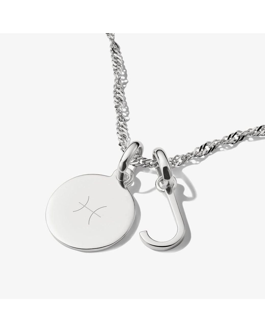 Thomas Sabo White Charm Club Connect Letter J Charm Cc1216-001-21