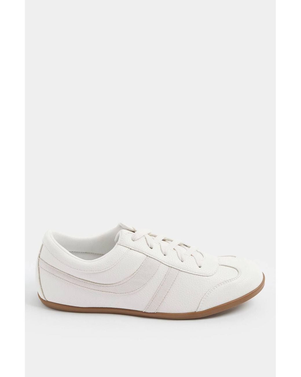 Long Tall Sally Gray Padded Retro Trainers