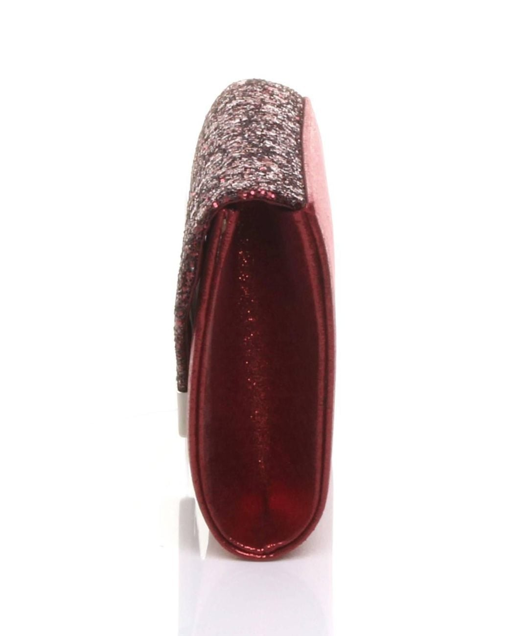 AJVANI Red Glitter Envelope Evening Prom Party Clutch Shoulder Bag