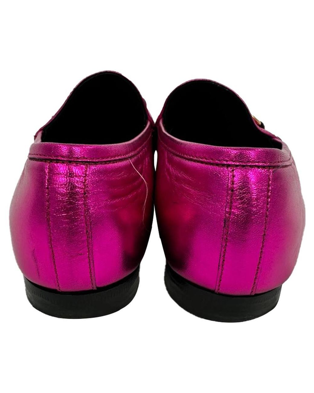 Gucci Purple Preloved Jordaan Horsebit Loafers