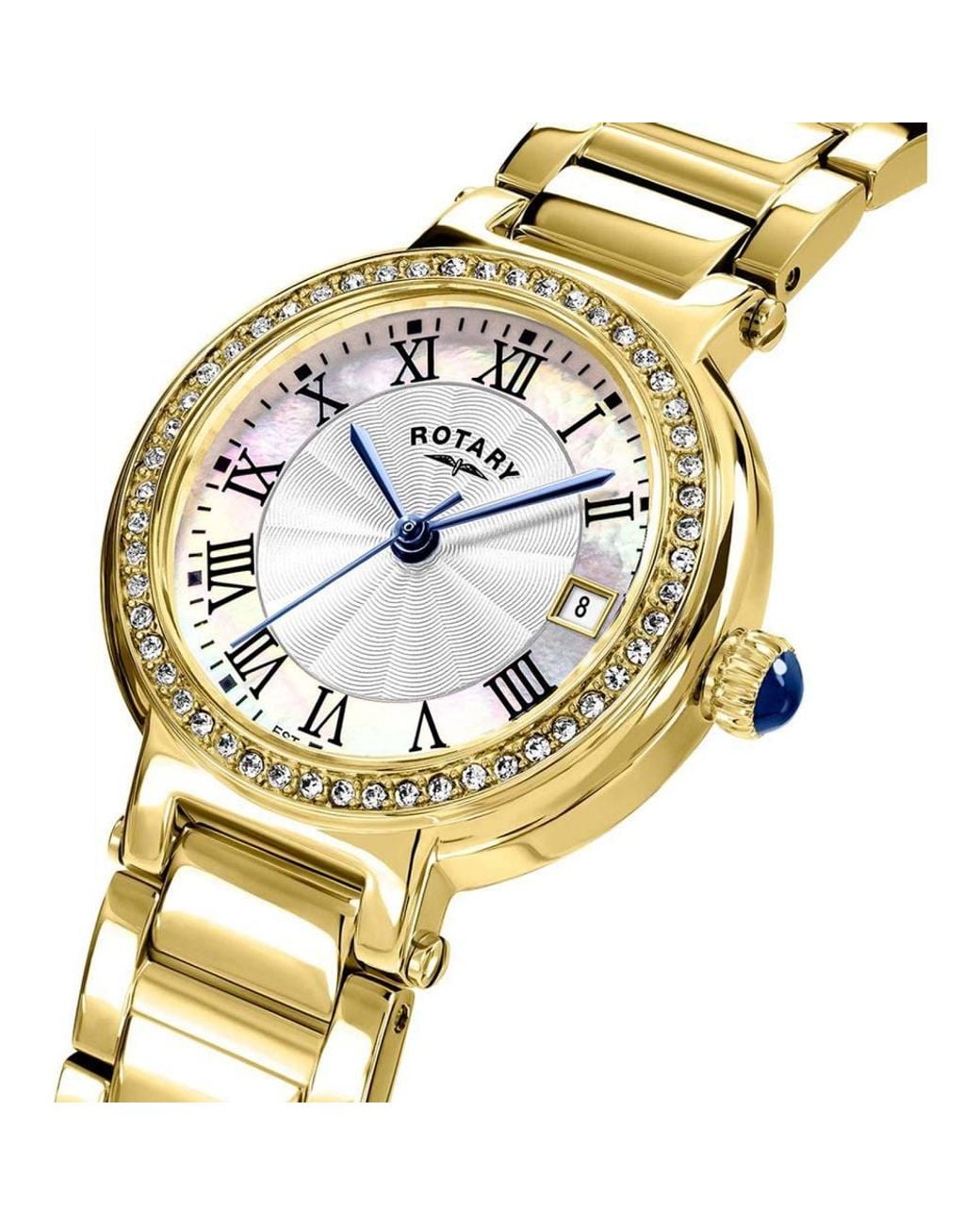 Rotary Metallic Rlb10008-07 Heritage 28Mm Quartz Watch