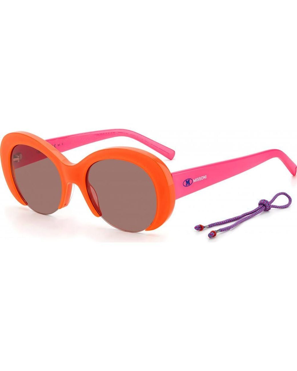 Missoni Pink Mmi-0071-S-09Z Round/Oval Sunglasses