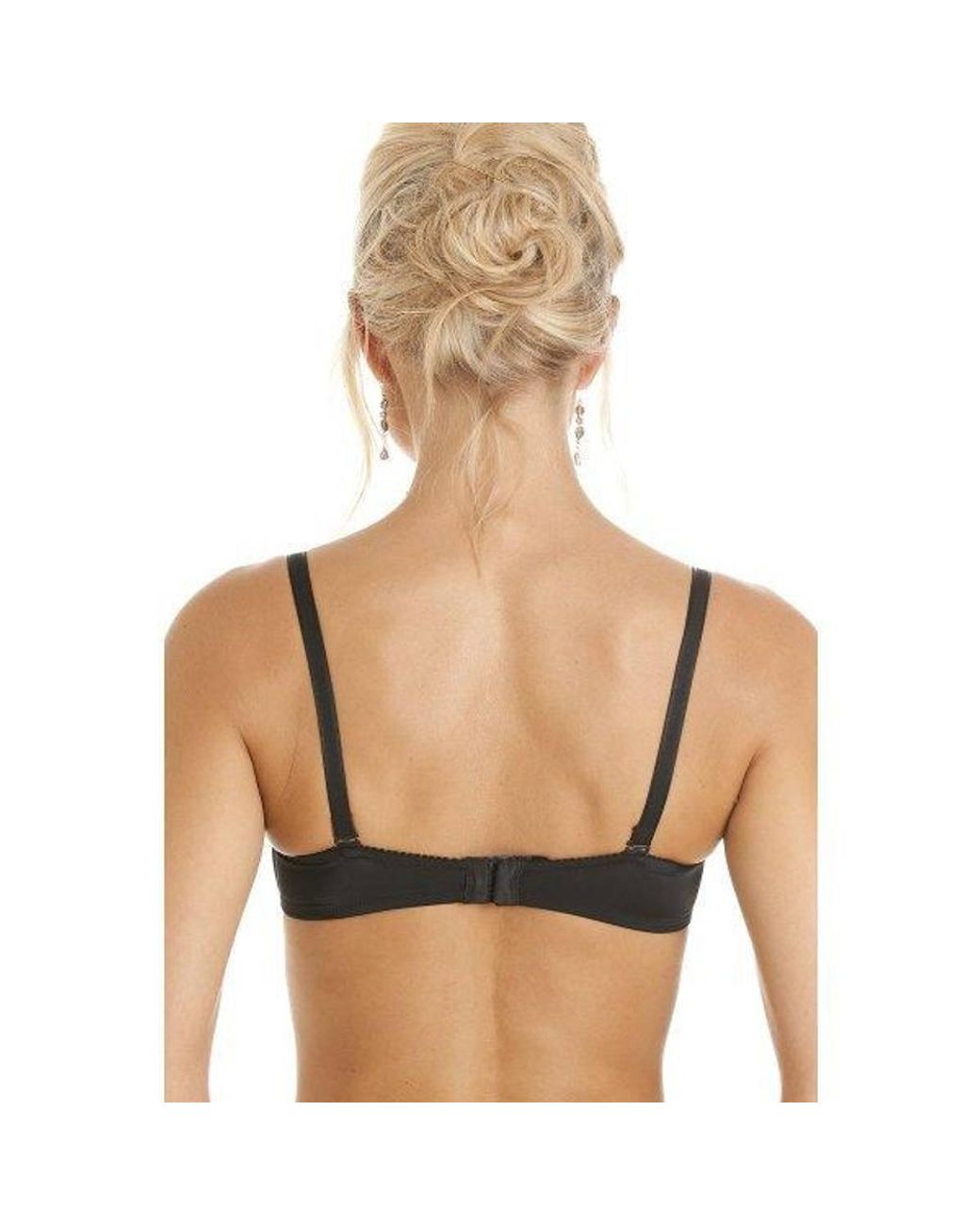 CAMILLE Black Bandeau Cup T-Shirt Multiway Bra