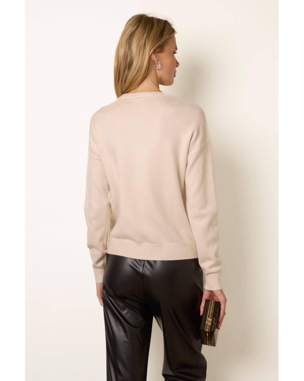 Blue Vanilla Natural Long Sleeve Round Neck Jumper
