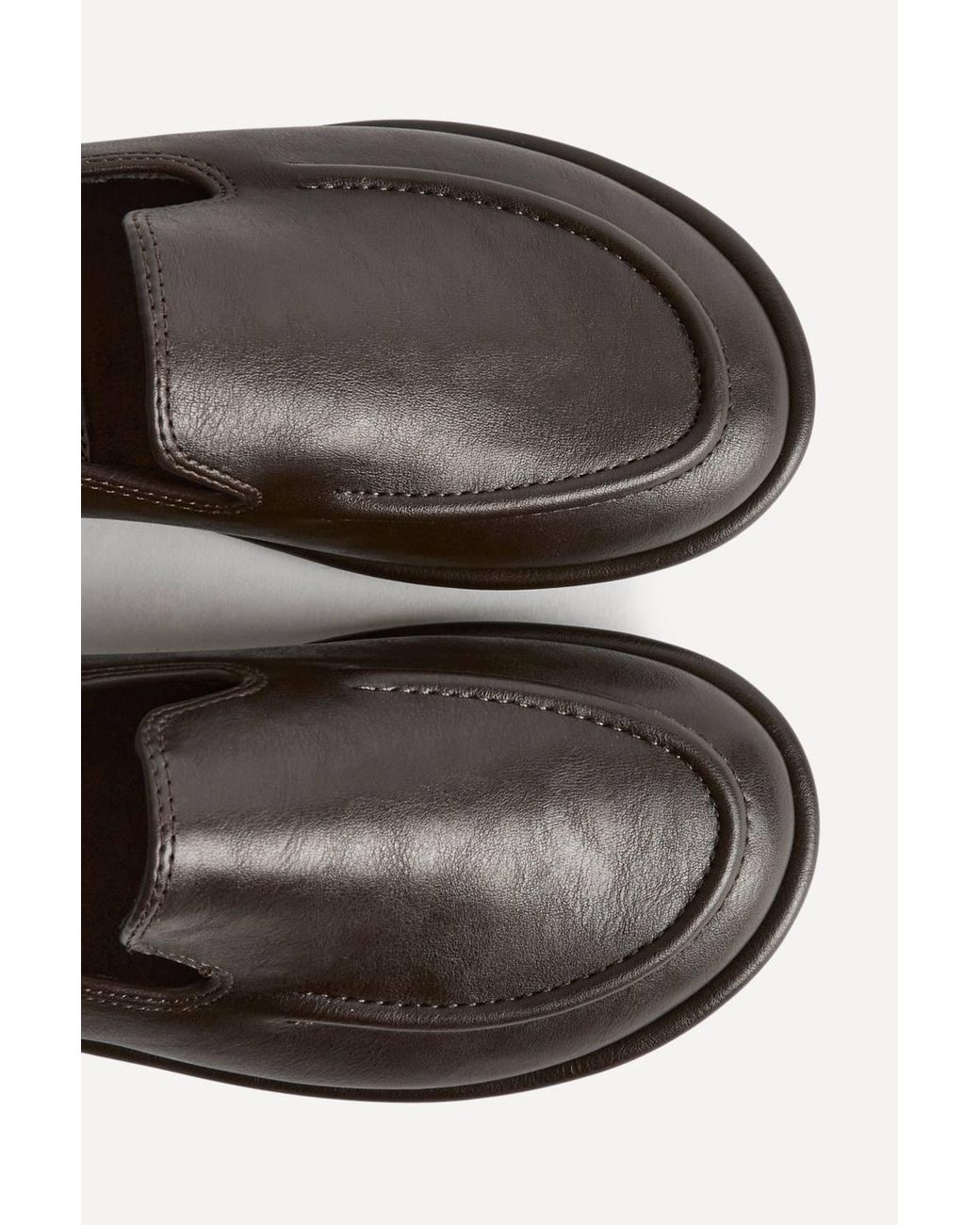 Linzi White Route Faux Leather Loafers