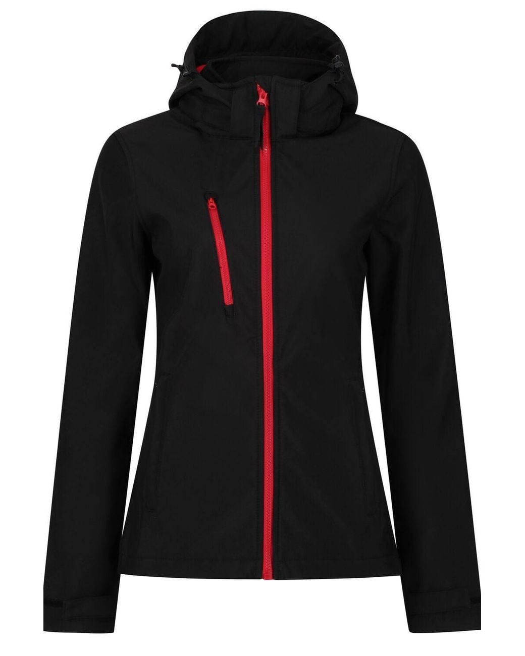 Regatta Black Venturer 3-Layer Waterproof Hooded Softshell Jacket
