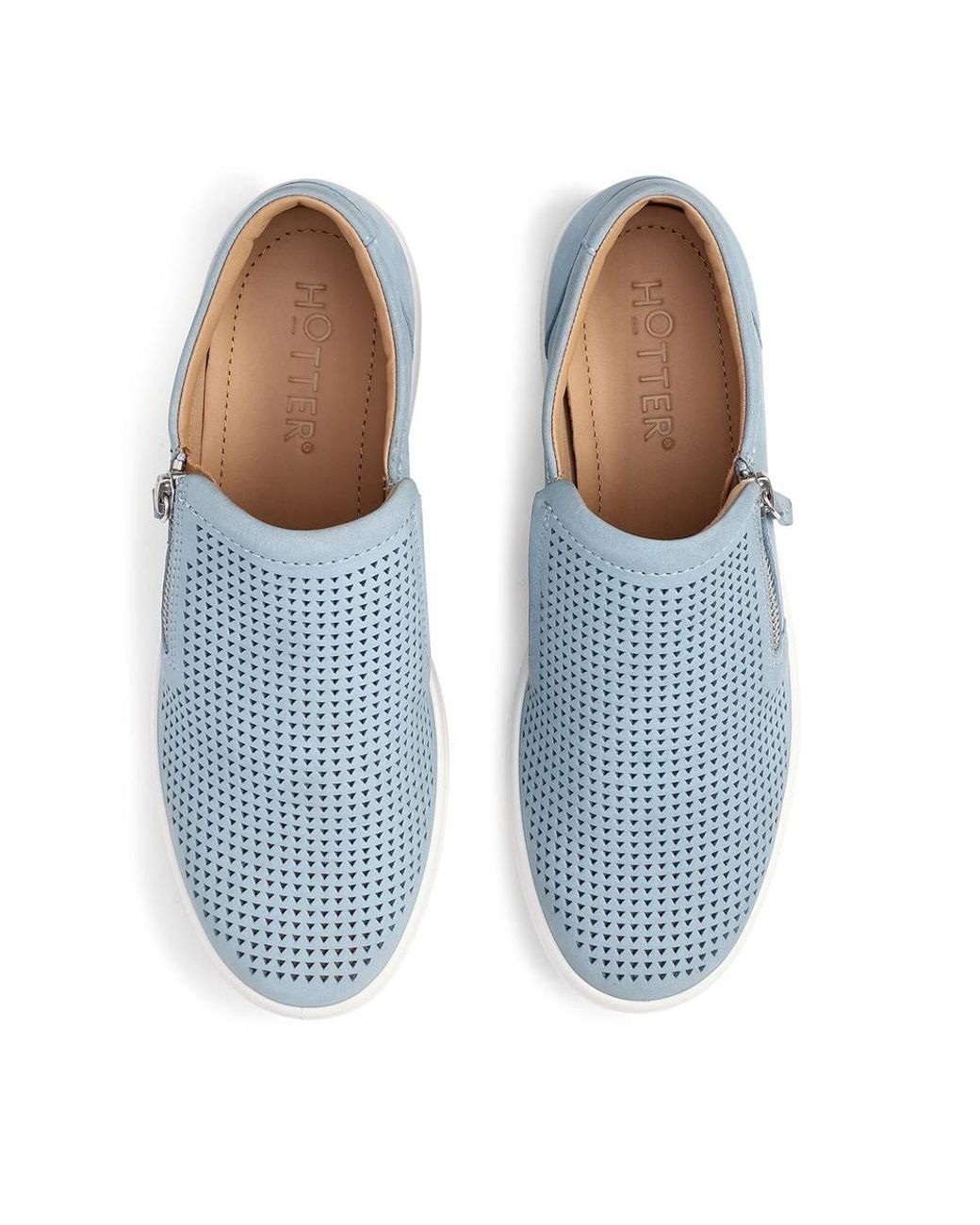 Hotter Blue Wide Fit 'Daisy' Deck Shoes