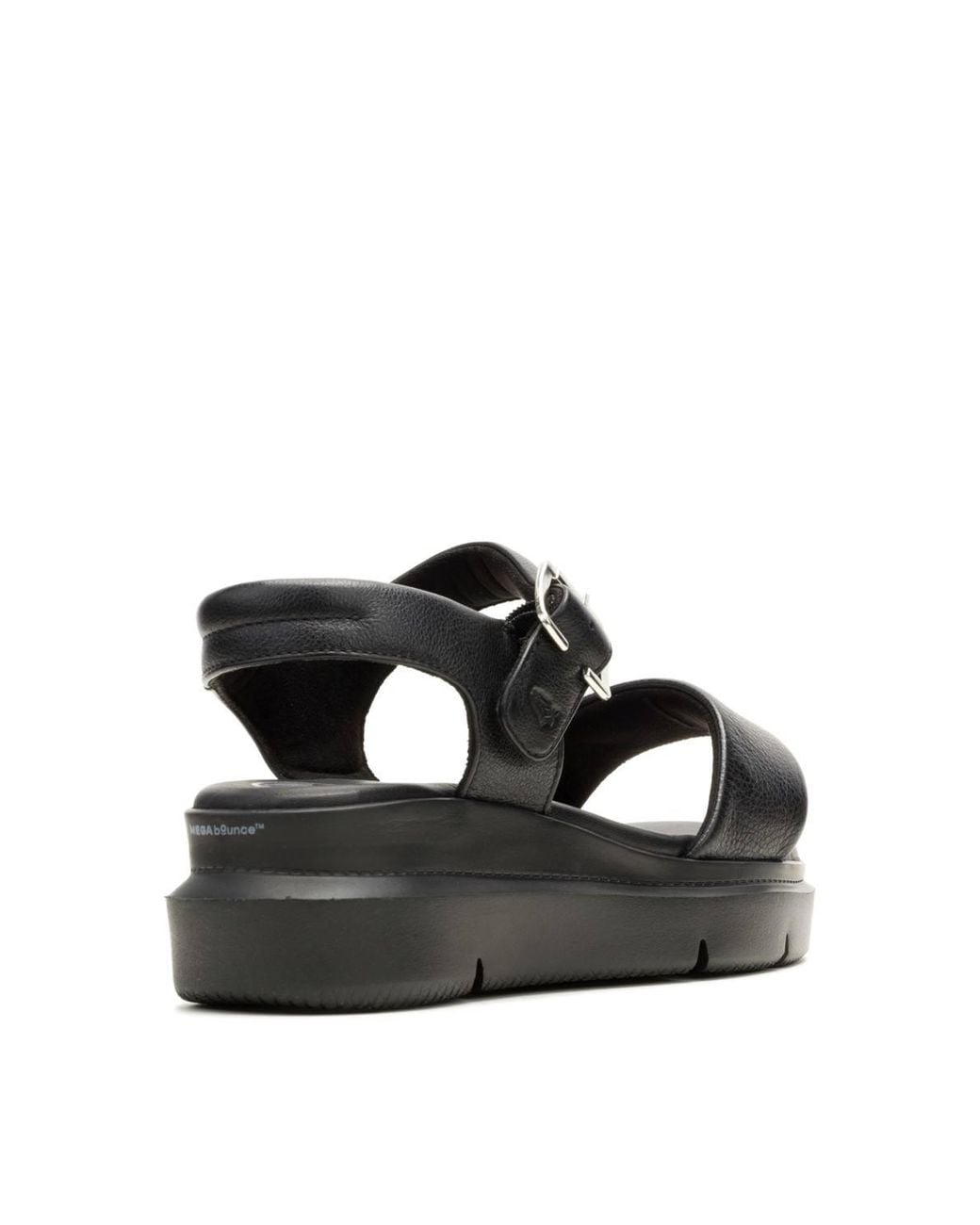 Hush Puppies Black Uplift Quarter Strap